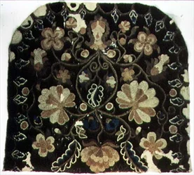 Alfombra de cama hecha por Sara Waterman, Norwich, Nueva York, 1794 (textil)